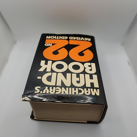 Machinery's Hand-Book 22nd Revised Edition 1985 Third Printing by Oberg - Picture 3 of 7